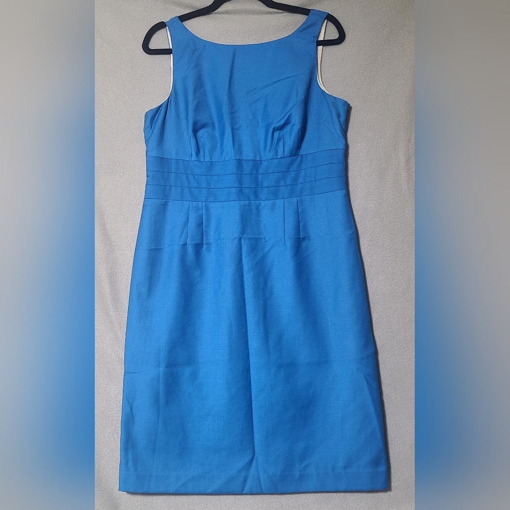 BANANA REPUBLIC Women's Royal Blue Sleeveless Sheath Dress - Size 12‎